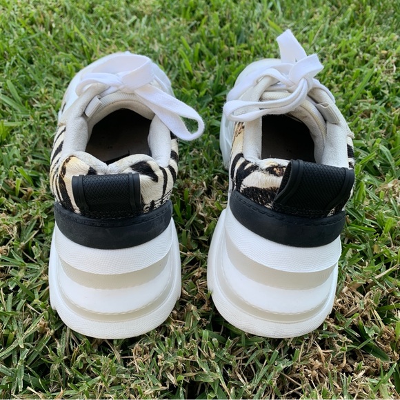 Zara Chunky Sneakers with Animal Print - Picture 10 of 16